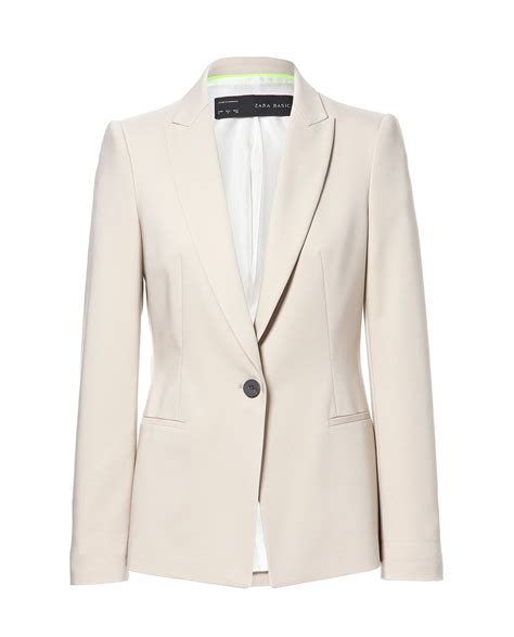 zara beige blazer.